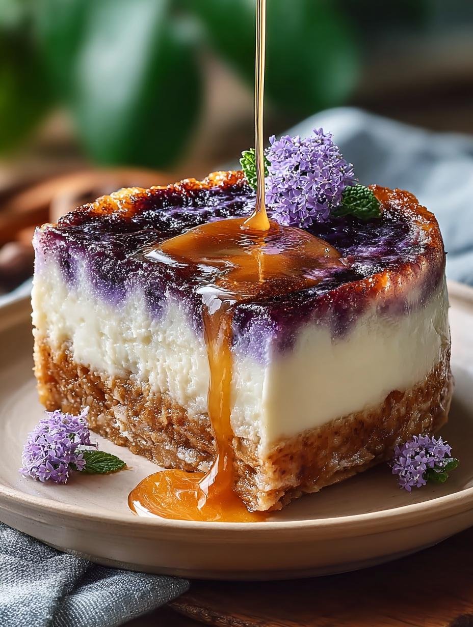 Ube Cassava Cake with Macapuno: A Tropical Delight - Ube Cassava Cake with - additional detail