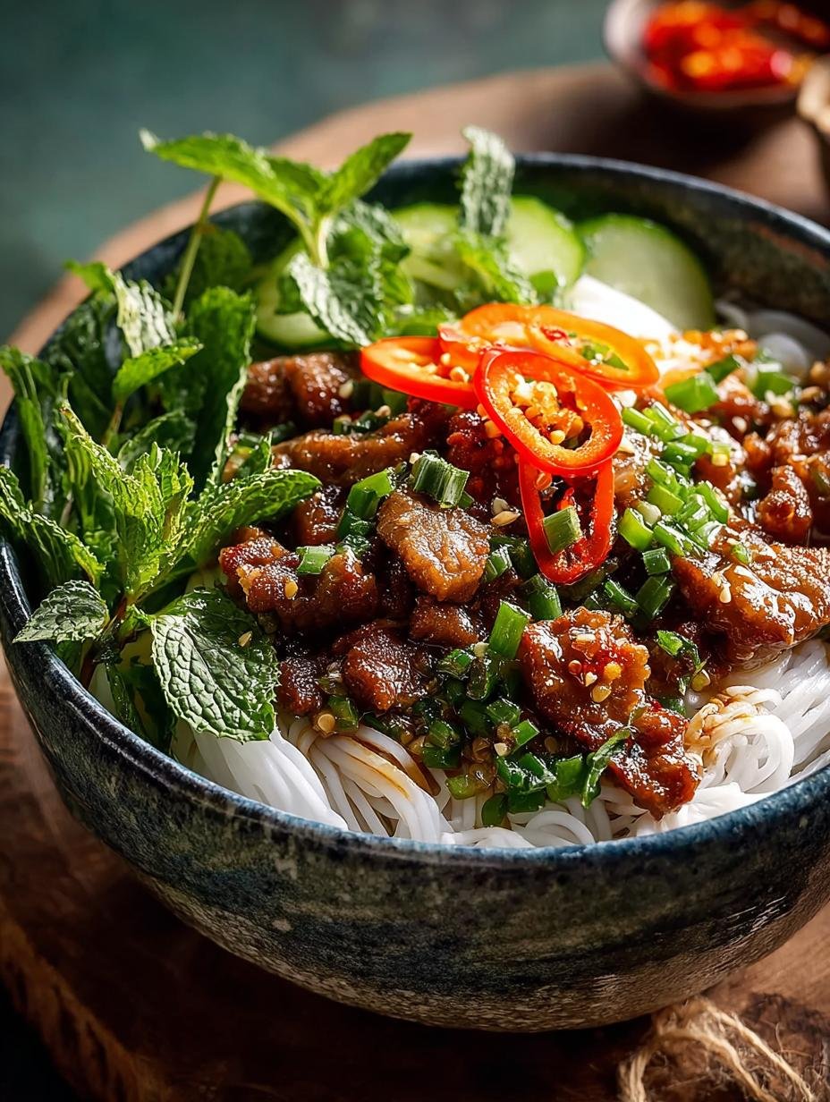 Savory Vietnamese Lemongrass Pork Bowl for Dinner - Vietnamese Lemongrass Pork Bowl - additional detail