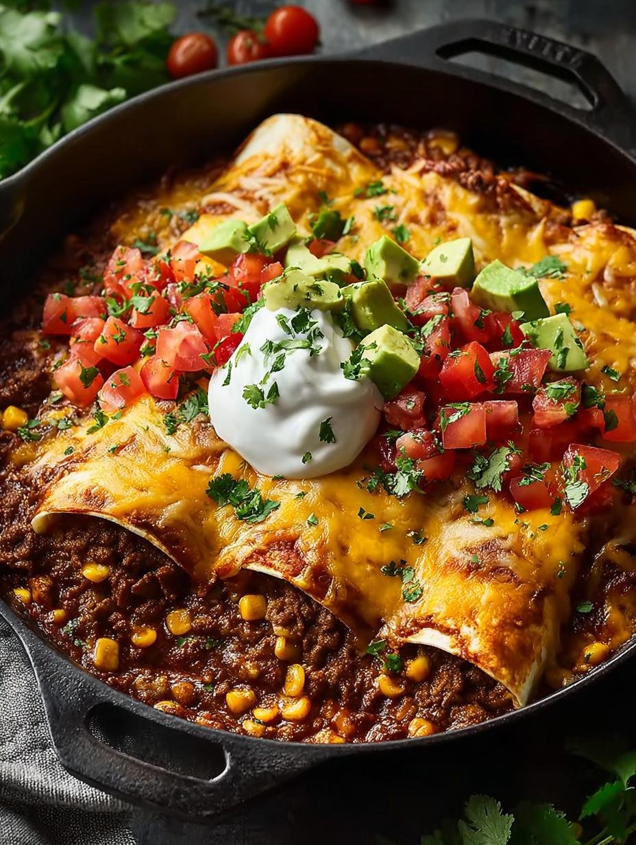 Beef Skillet Enchiladas: 5 Simple Steps to Delightful Dinner - Beef Skillet Enchiladas - main visual representation