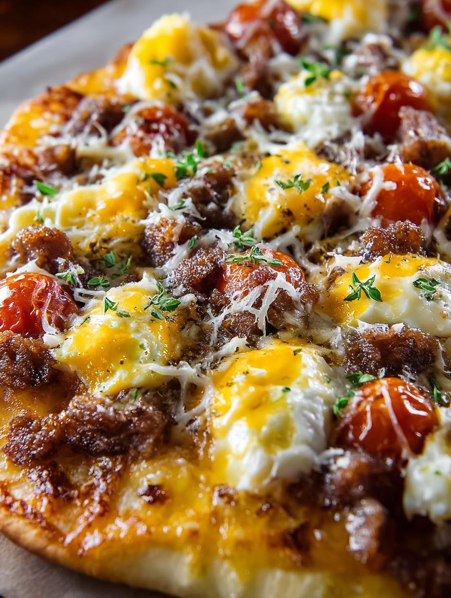 Breakfast Pizza: The Ultimate Morning Delight - Breakfast Pizza - main visual representation