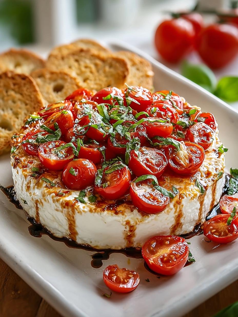 Melted Caprese Dip: 5 Reasons to Love This Appetizer - Caprese Dip - main visual representation