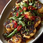 Charred Cauliflower Shishito Peppers