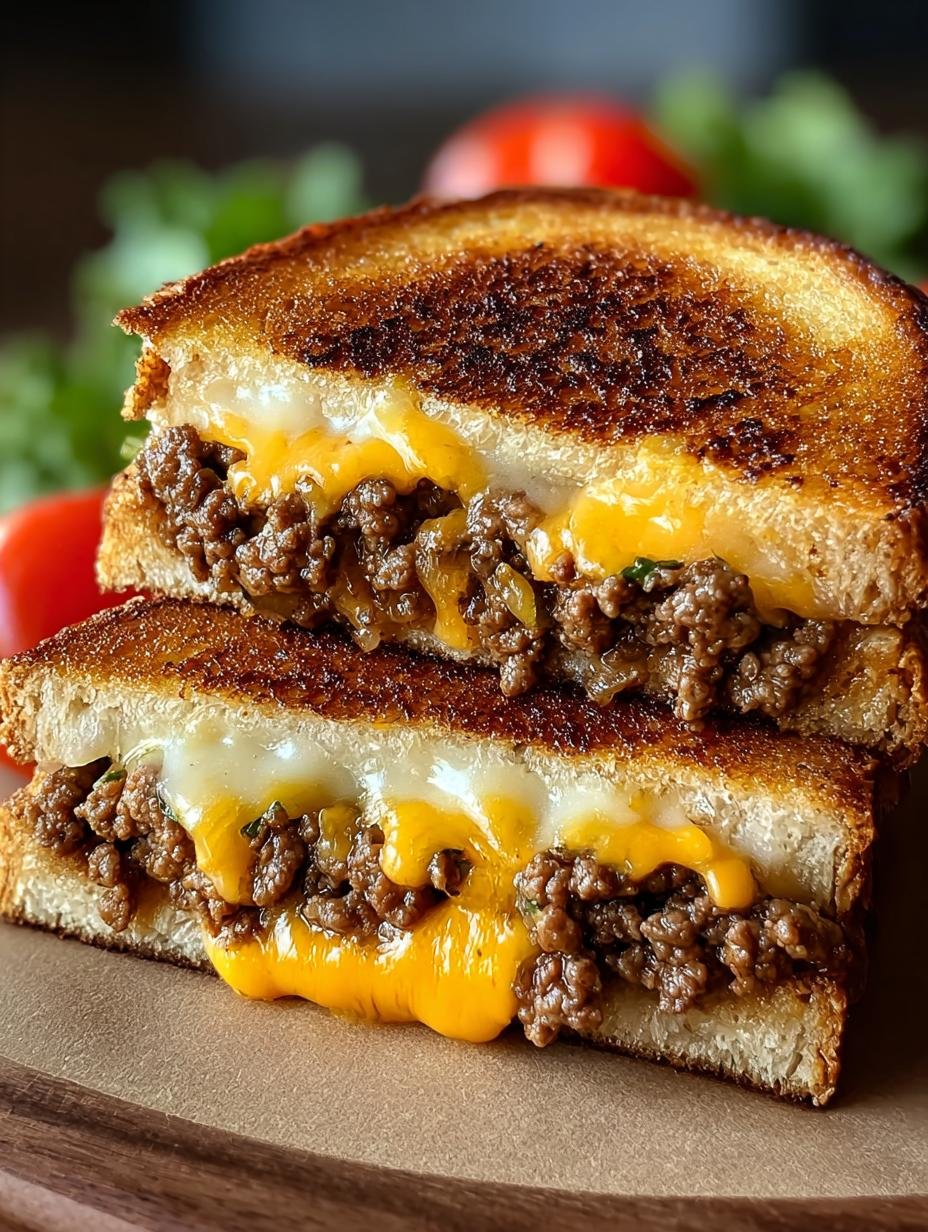 Ultimate Cheesy Ground Beef Melt: A Comfort Food Delight - Cheesy Ground Beef Melt - main visual representation