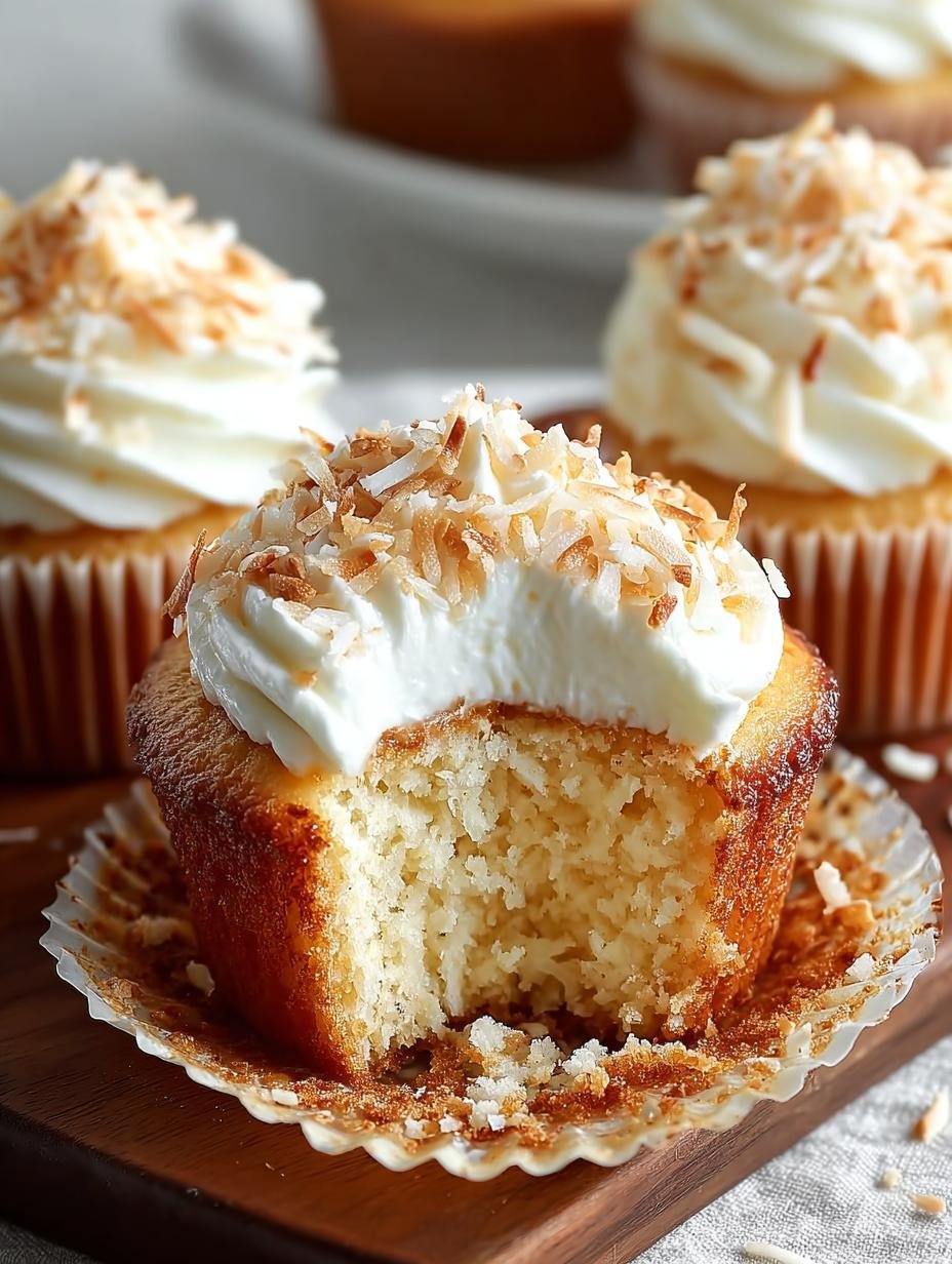 Delightful Coconut Cream Pie Cupcakes for Sweet Celebrations