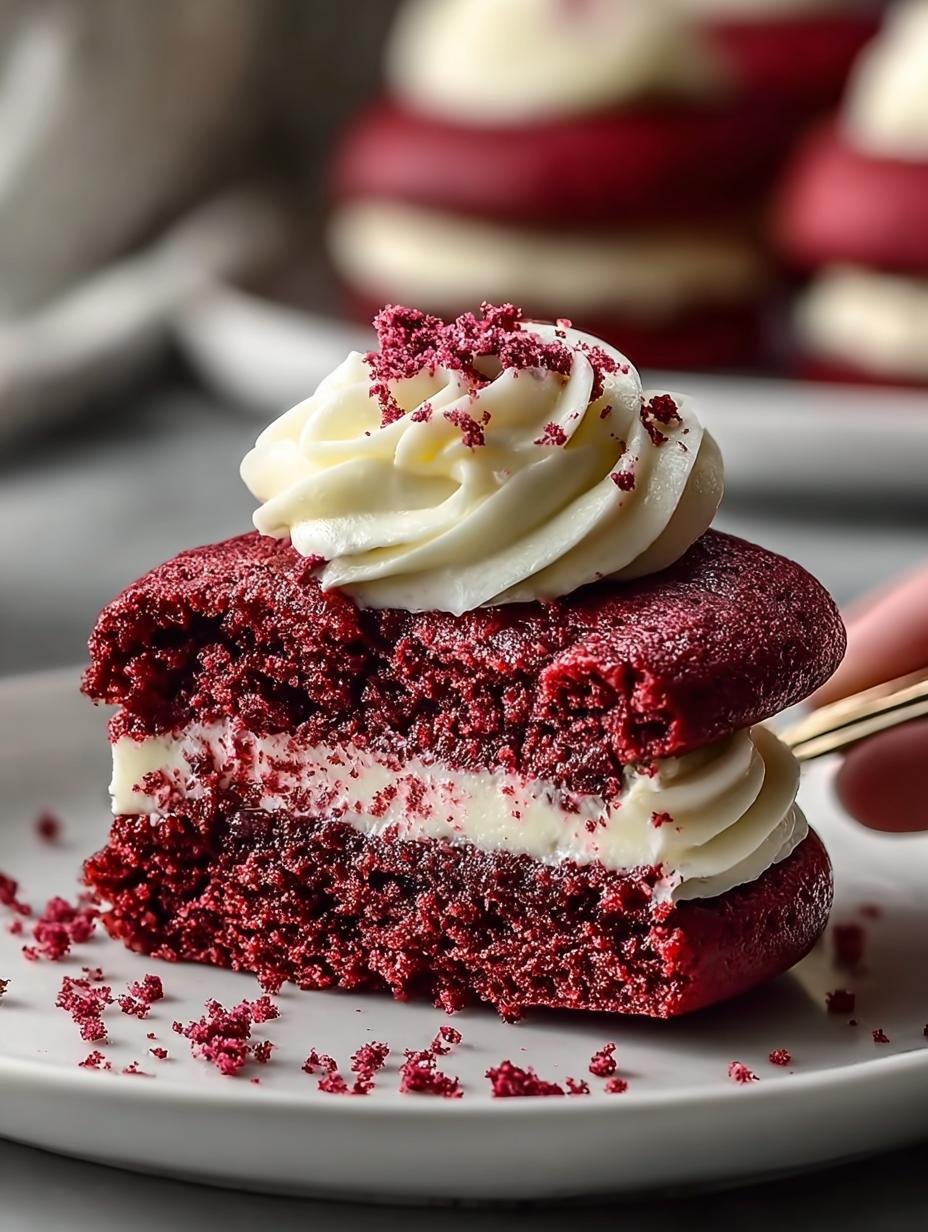 Crumbl Copycat Red Velvet Cookies You Must Try Today - Crumbl Copycat Red Velvet - additional detail