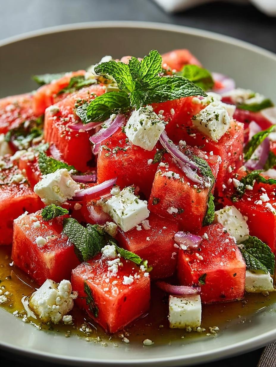 Feta Watermelon Salad: 7 Refreshing Ways to Enjoy Summer - Feta Watermelon Salad - main visual representation