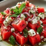Feta Watermelon Salad