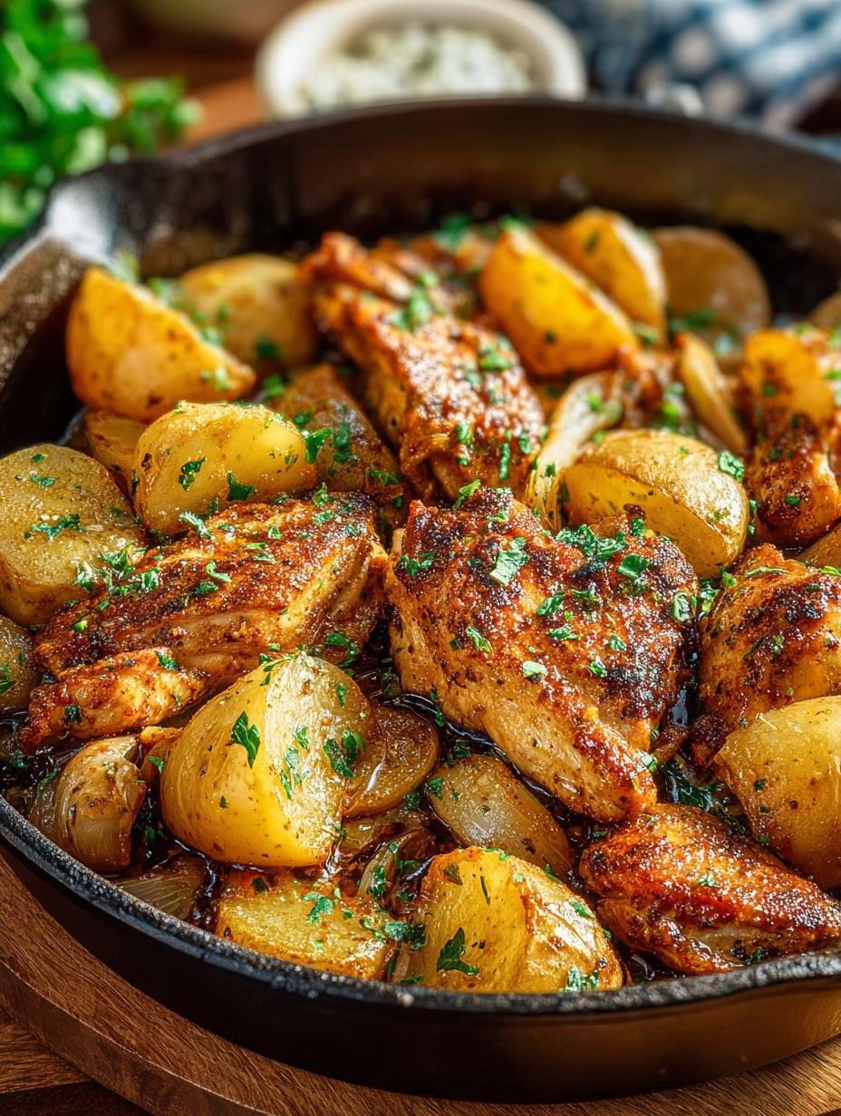 Garlic Butter Chicken Potatoes: 5 Irresistible Flavors - Garlic Butter Chicken Potatoes - main visual representation