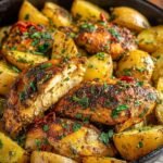 Garlic Butter Chicken Potatoes
