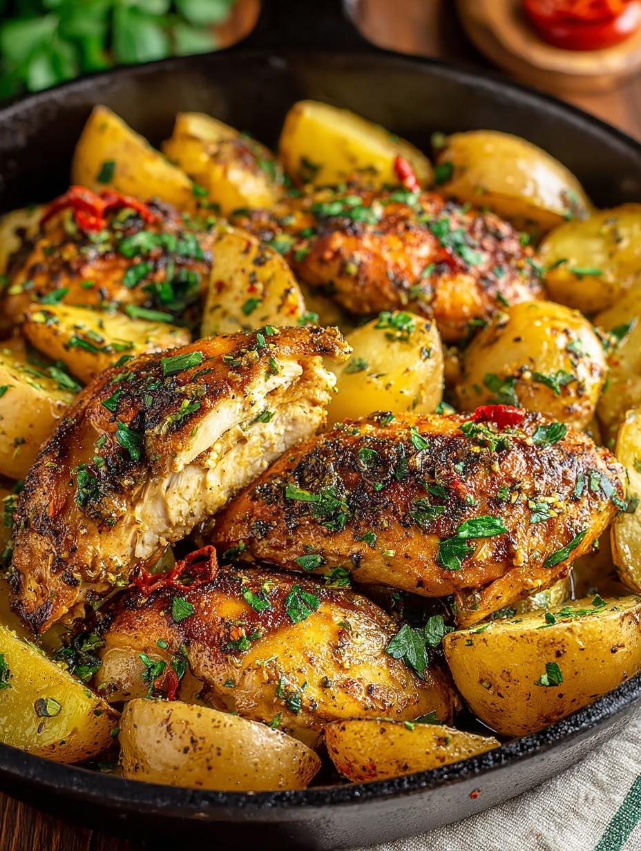 Garlic Butter Chicken Potatoes: 5 Irresistible Flavors