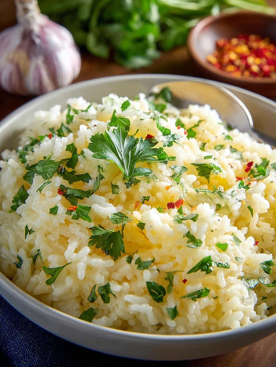 Delicious Garlic Butter Rice: 4 Easy Steps - Garlic Butter Rice - main visual representation