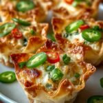 Jalapeno Popper Wonton Cups