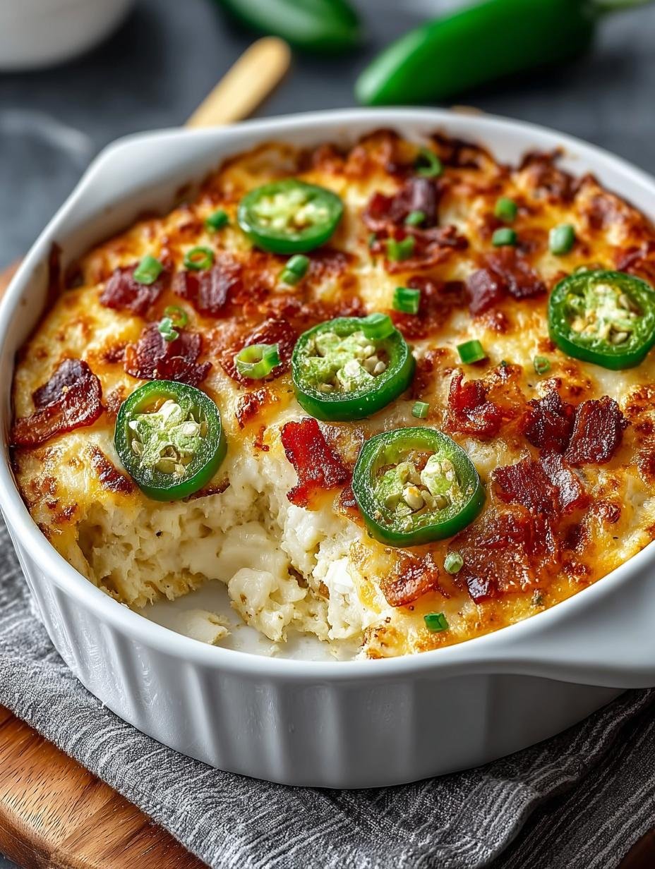 Keto Jalapeno Popper Casserole: 6 Delicious Steps - Keto Jalapeno Popper Casserole - additional detail