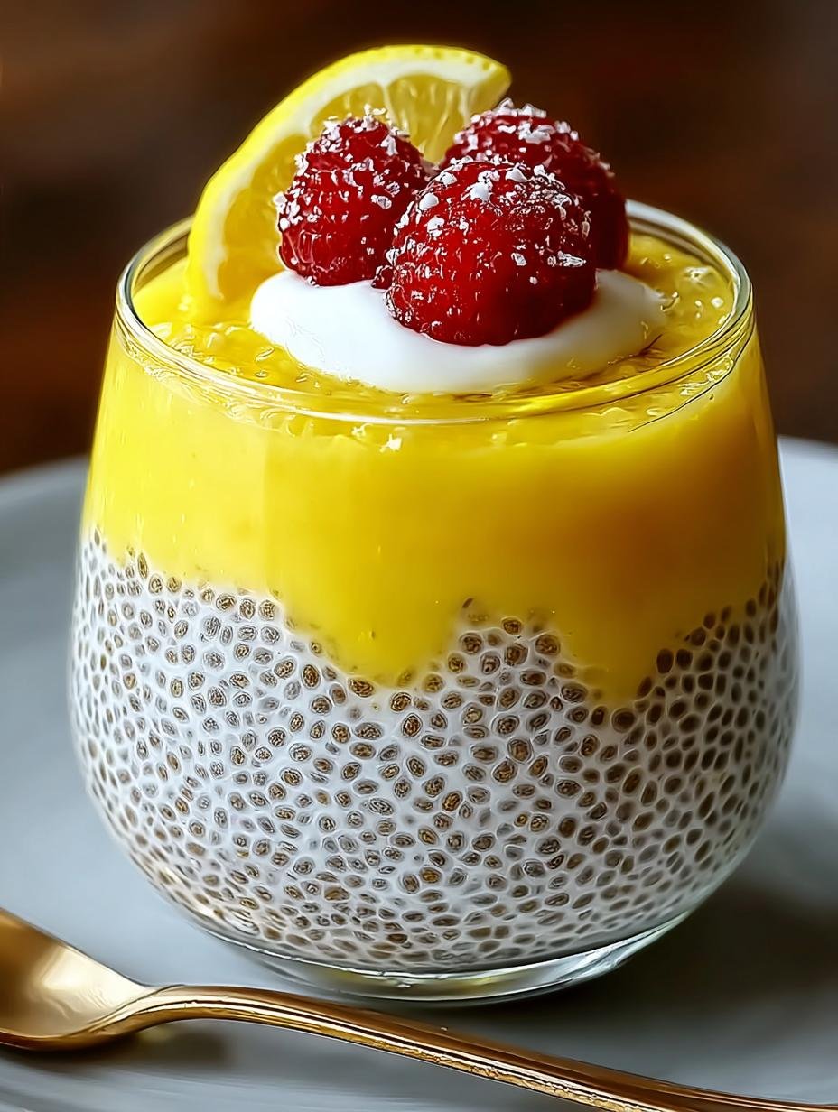Delicious Lemon Curd Chia Pudding for a Zesty Treat