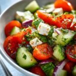 Mediterranean Salad with Cucumber