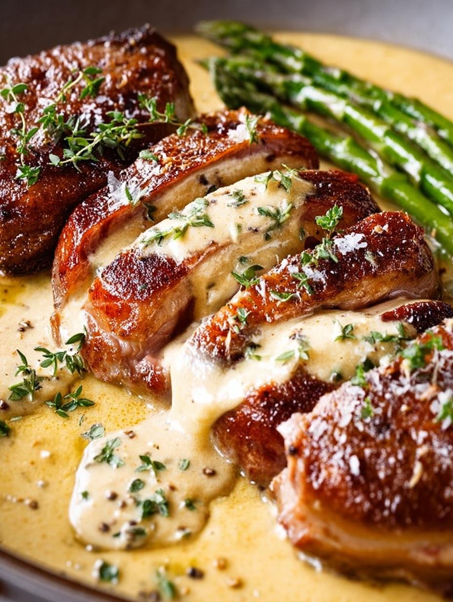 Pan Seared Pheasant with Creamy Sauce for Dinner - Pan Seared Pheasant with - additional detail