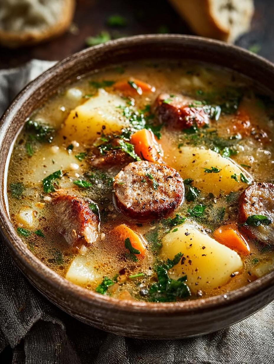 Potato Sausage Chowder: 5 Delicious Comfort Recipes - Potato Sausage Chowder - additional detail