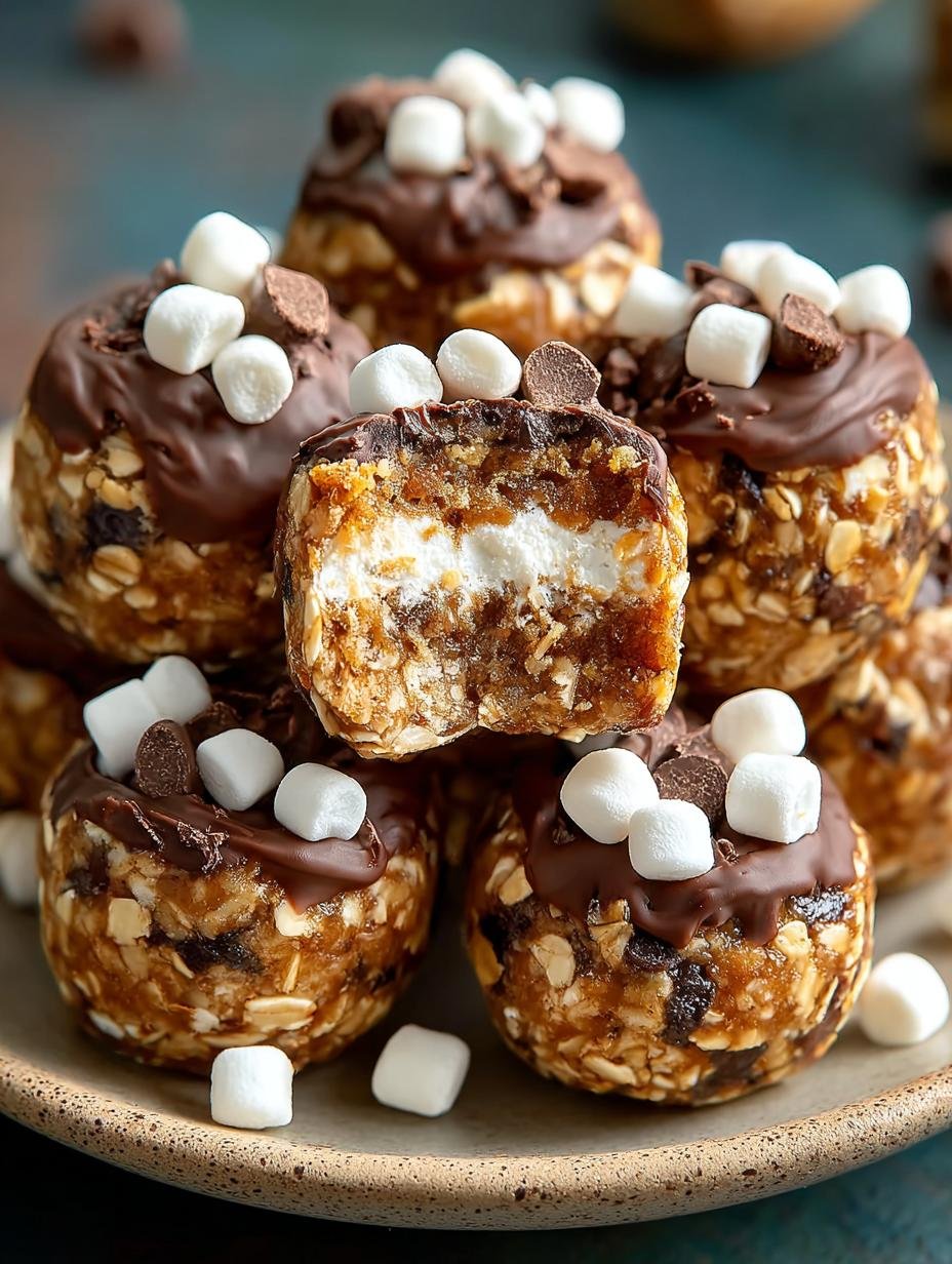 Delicious S'mores Energy Bites for Quick Snacking - Smores Energy Bites - additional detail