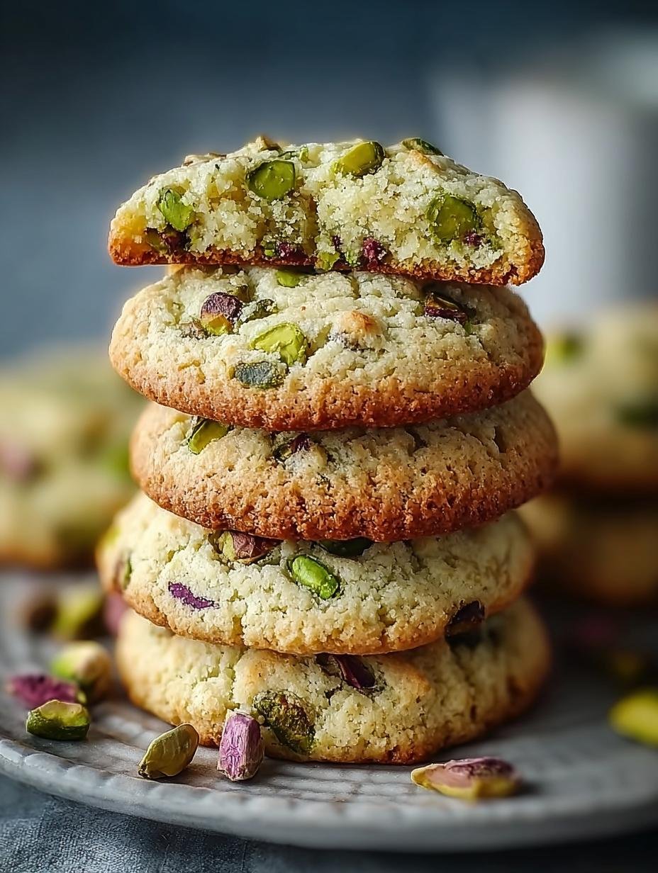 Soft Chewy Pistachio Cookies That Melt in Your Mouth - Soft Chewy Pistachio Cookies - main visual representation