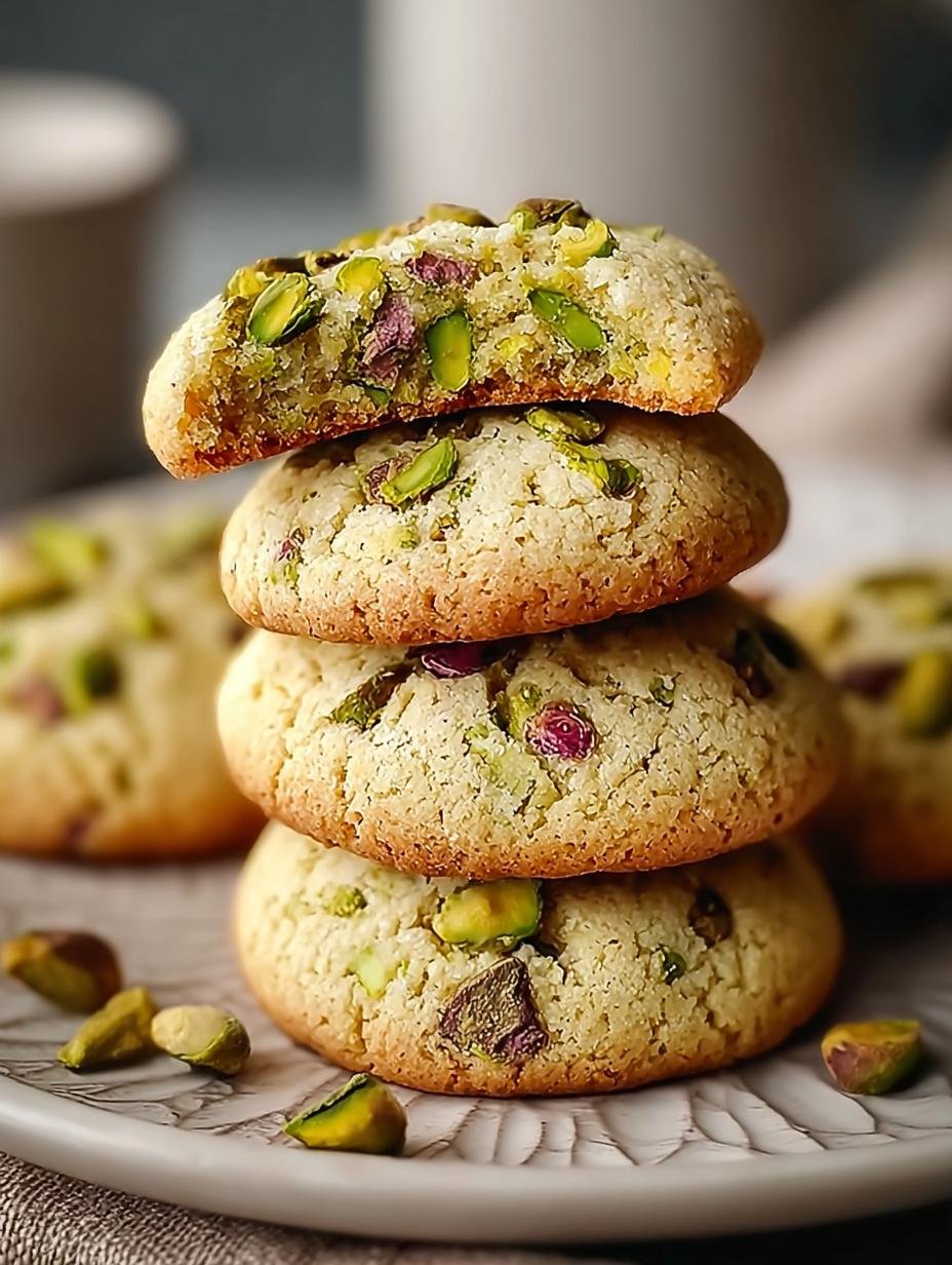 Soft Chewy Pistachio Cookies That Melt in Your Mouth - Soft Chewy Pistachio Cookies - additional detail
