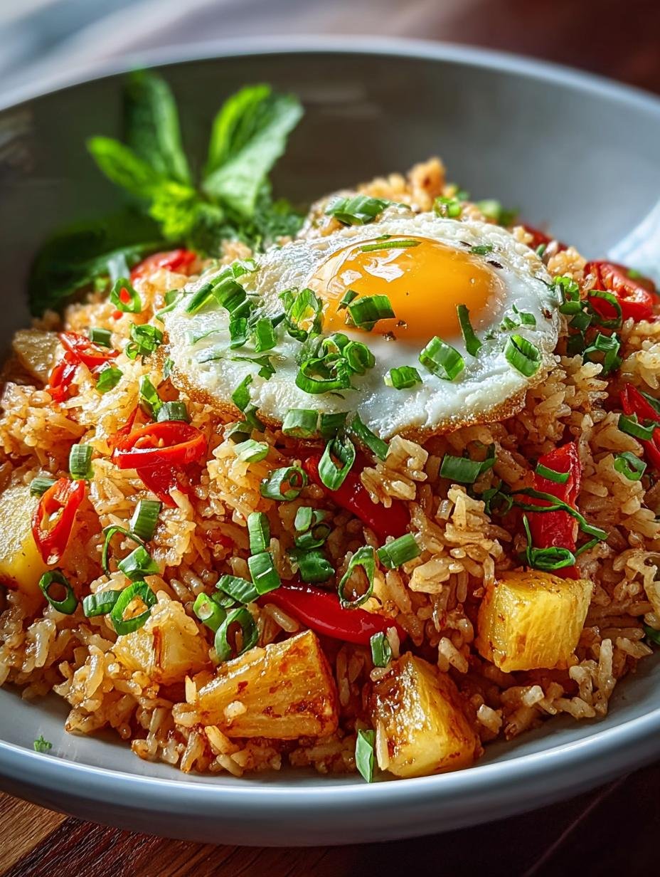 Thai Pineapple Fried Rice: Your Delicious Weeknight Solution - Thai Pineapple Fried Rice - additional detail