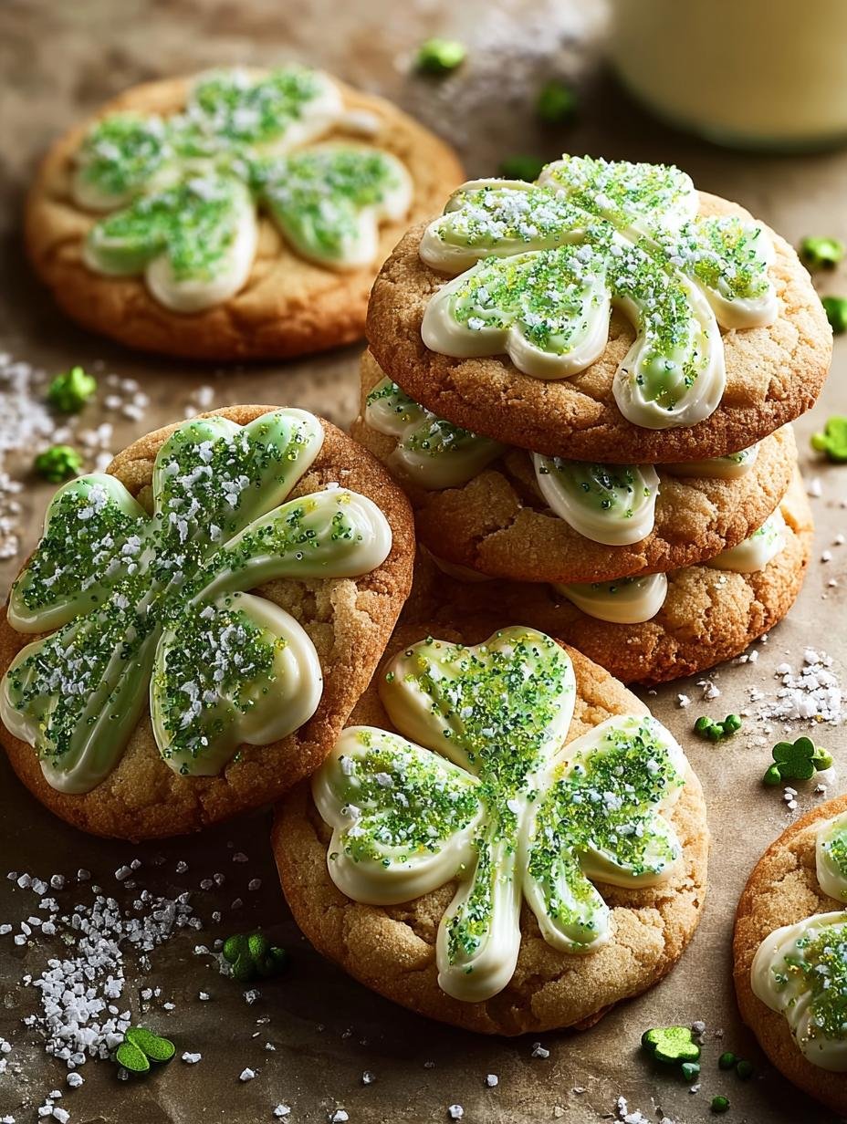 Vanilla Bean Patricks Day Cookies for Sweet Celebrations