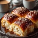 Winter Coffee Brioche Buns