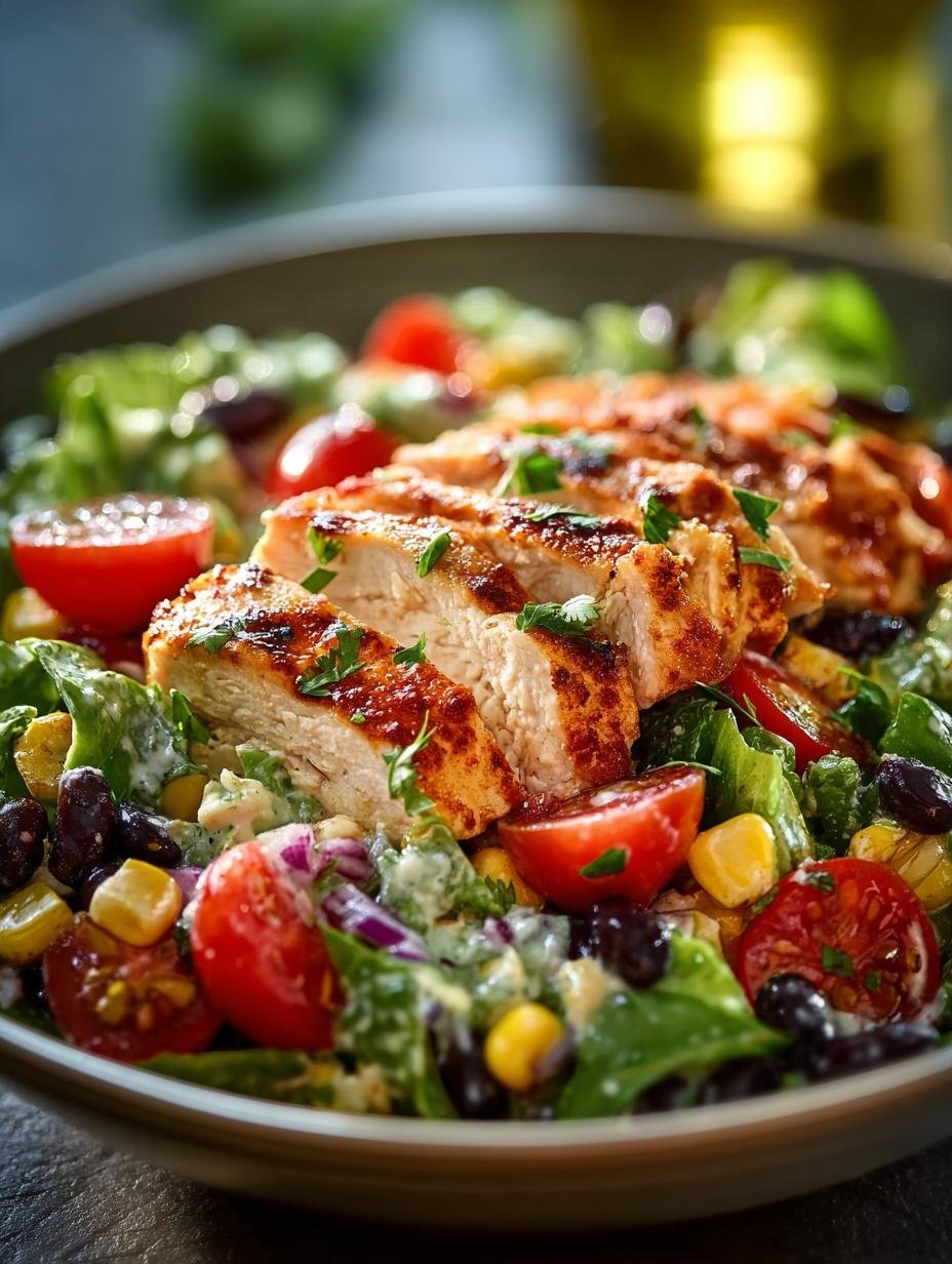 Delicious Zesty Southwest Chicken Salad Recipe for Summer - Zesty Southwest Chicken Salad - additional detail